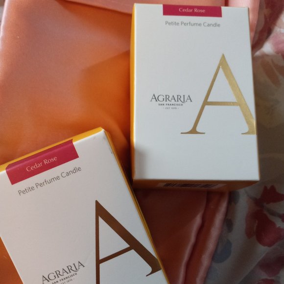 Agraria Other - Rare Agraria San Francisco Cedar Rose Candles